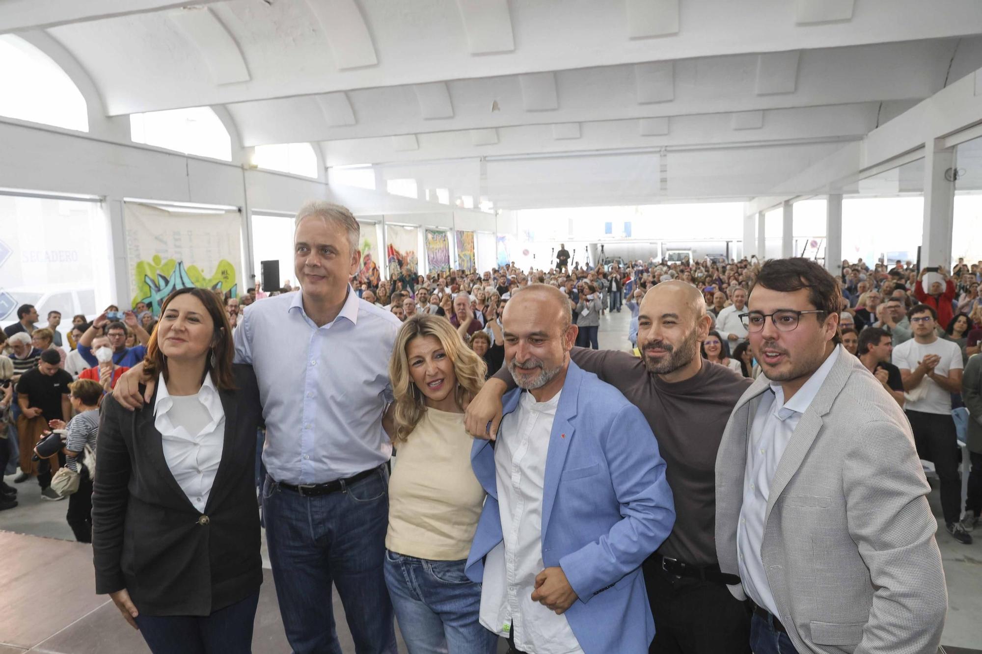 Yolanda Díaz hace campaña por Unides Podemos en Alicante