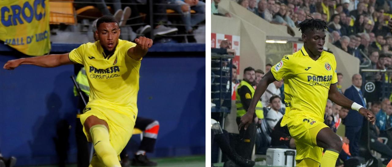 Danjuma y Nicolas Jackson, jugadores del Villarreal.