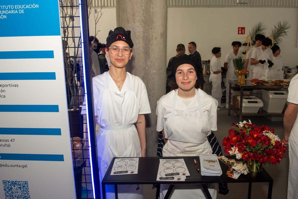 Patricia y Noelia, alumnas del IES de Sabón