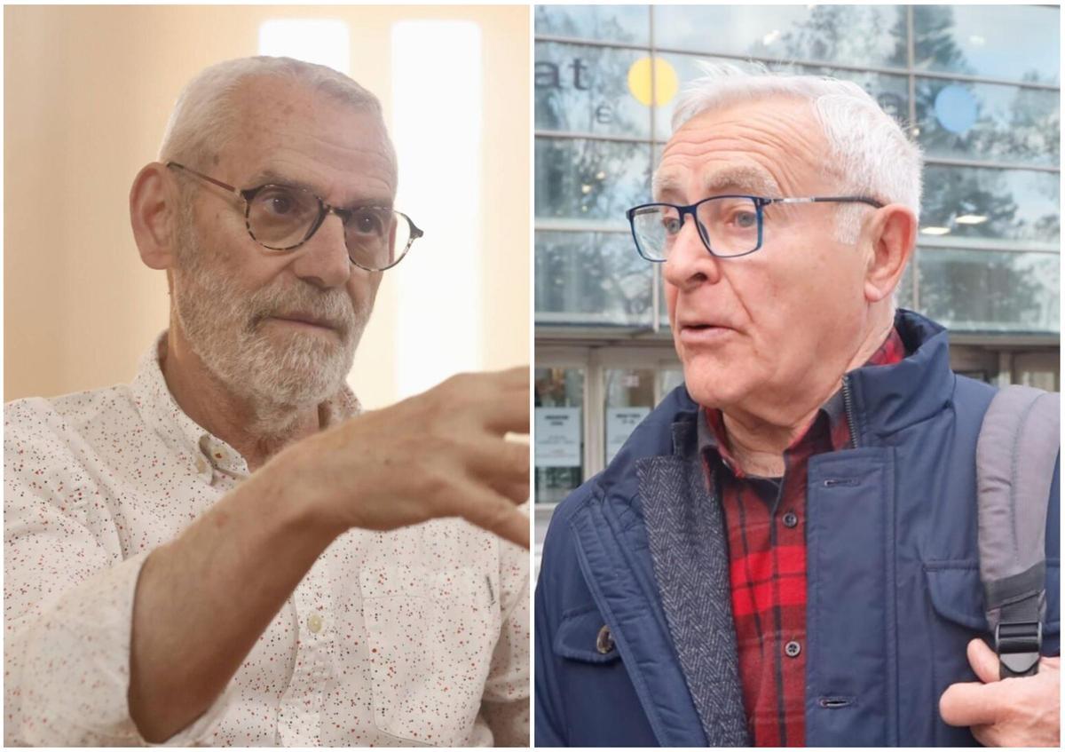 El alcalde de Alboraia, Miguel Echavarria, y el exalcalde de València Joan Ribó