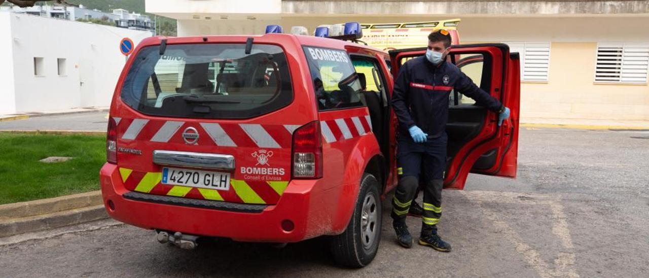 Imagende archivo de los bomberos de Ibiza.