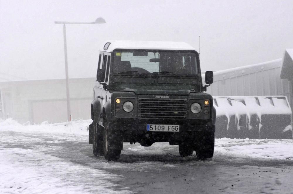 La nieve cubre el norte de España