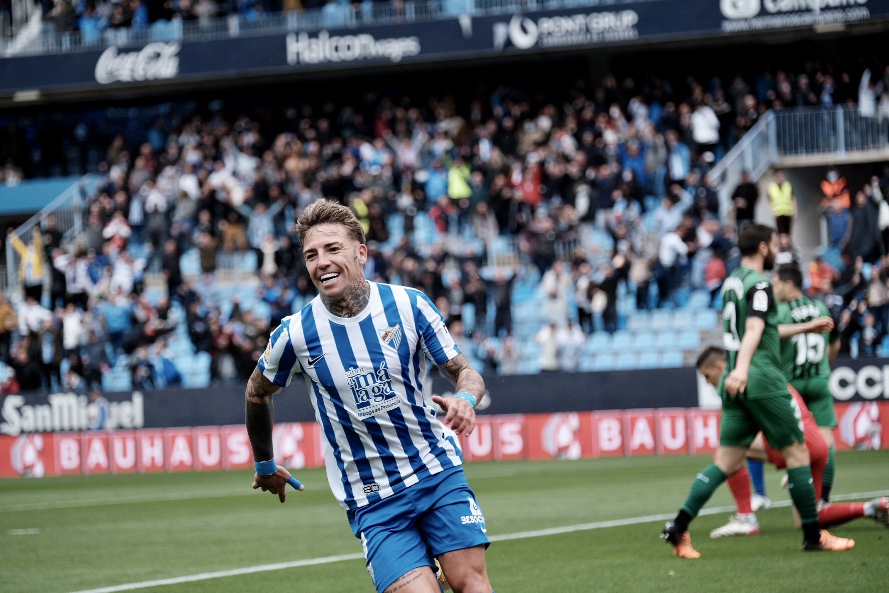 Las imágenes del Málaga CF - SD Éibar en La Rosaleda