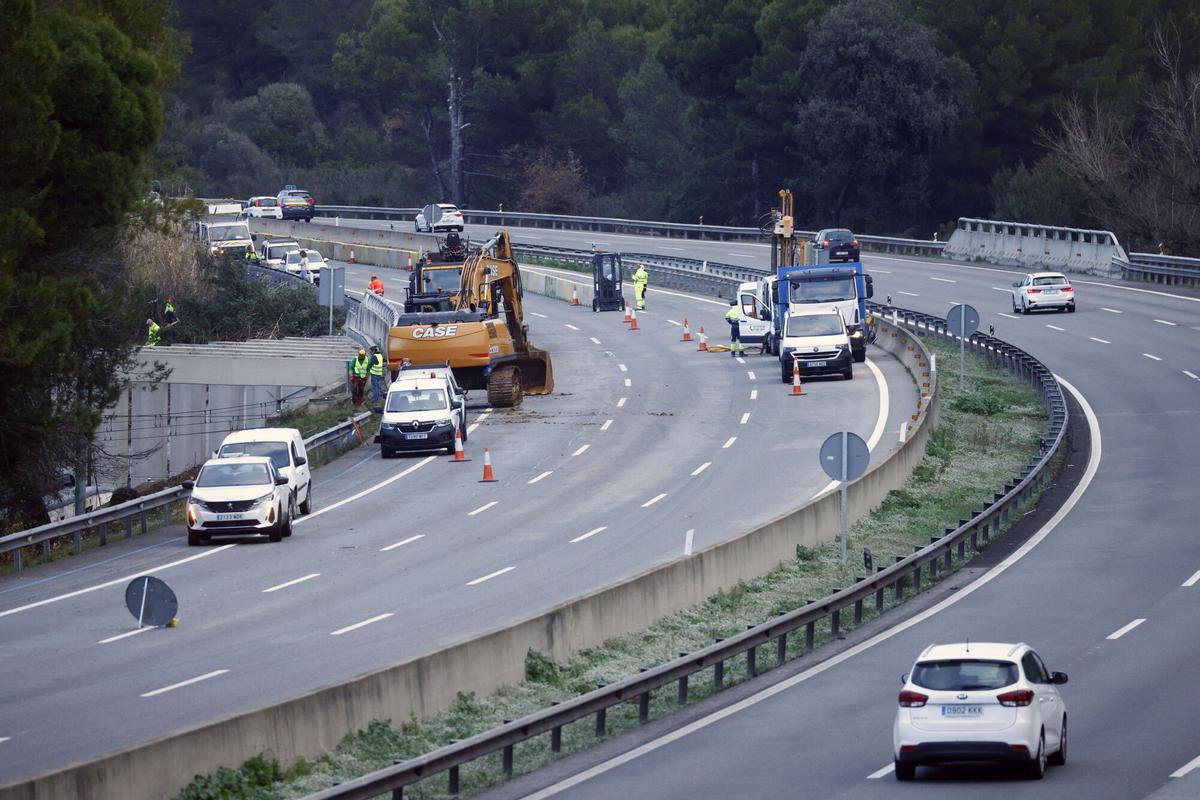 La AP-7 reabre un carril en sentido sur este sábado