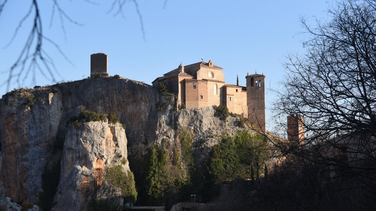 Vista de la colegiata de Alquézar