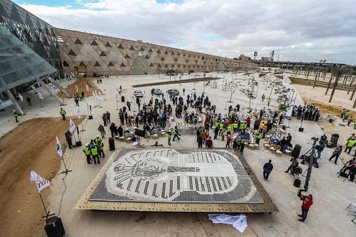 Proceso de construcción del Gran Museo Egipcio