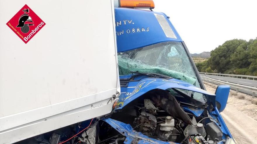 Tres heridos en una colisión múltiple en la AP-7 en La Vila Joiosa