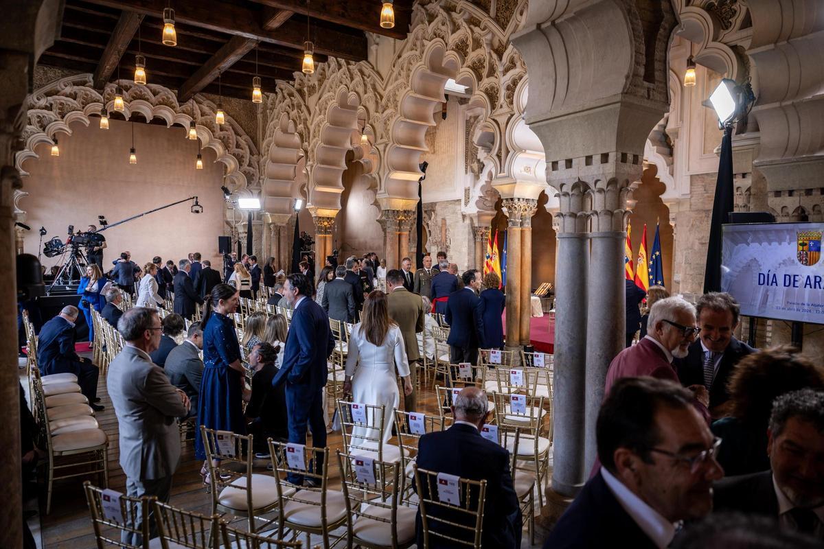 En imágenes | Acto institucional en La Aljafería por el Día de Aragón