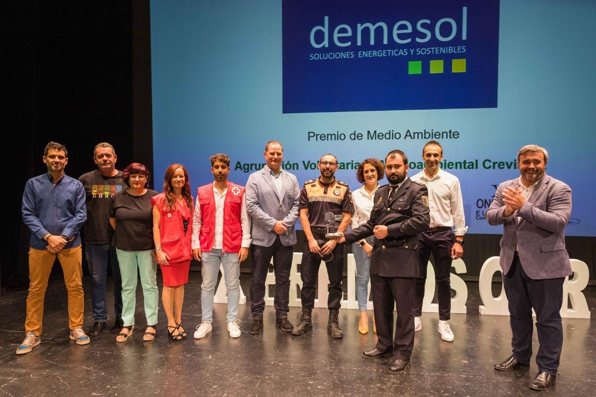 El alcalde de Crevillent, en un momento de la gala