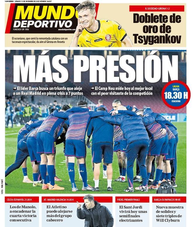 Las portadas de la prensa deportiva de hoy