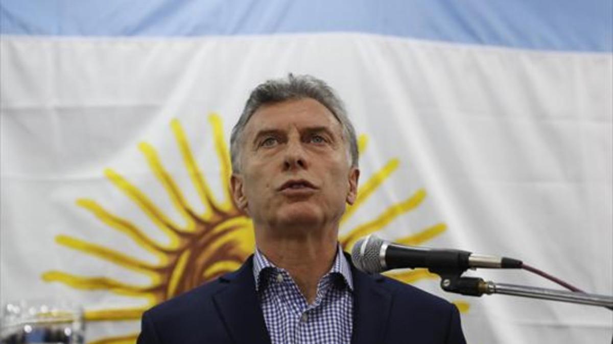 El presidente de Argentina, Mauricio Macri.