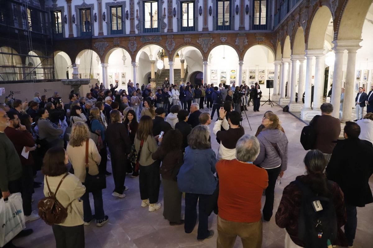 Presentación del IV festival de acuarela en Diputación