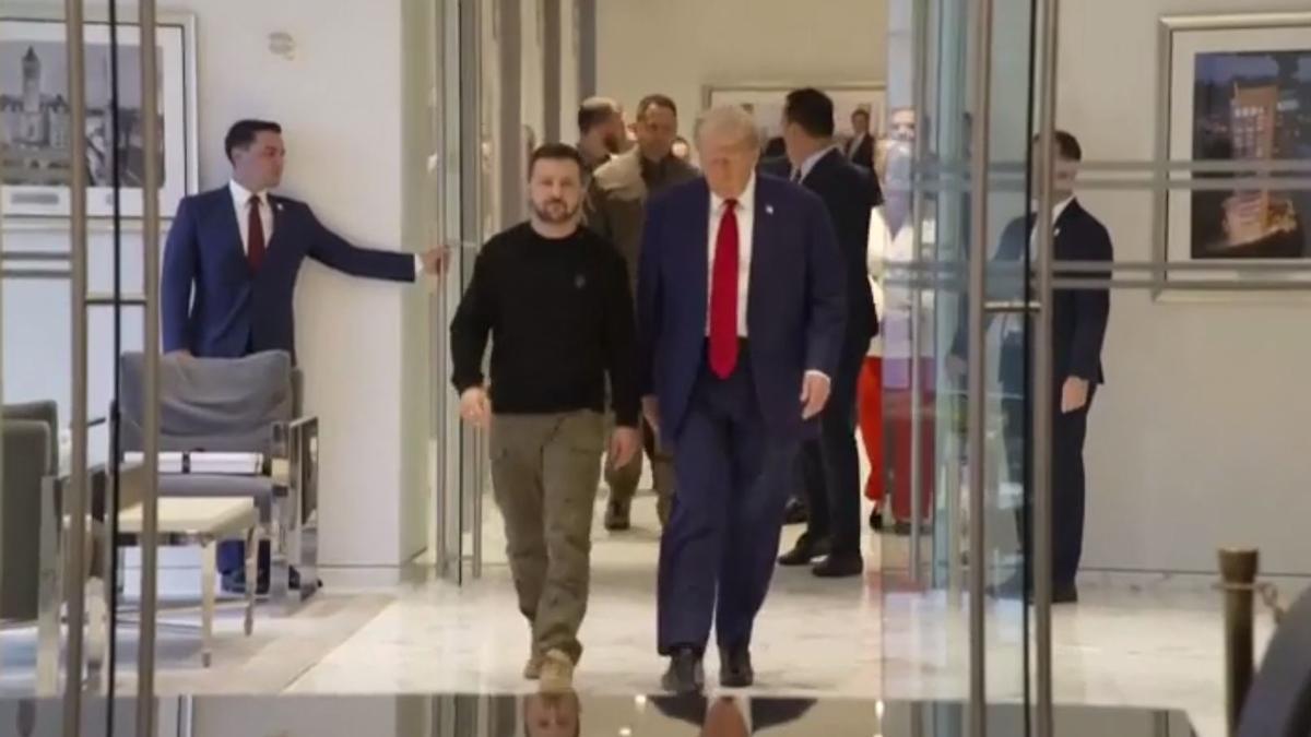 Zelensky和Trump搁置了他们之间日益严重的紧张关系,并在纽约见面 Zelensky和Trump搁置了他们之间日益严重的紧张关系,并在纽约见面