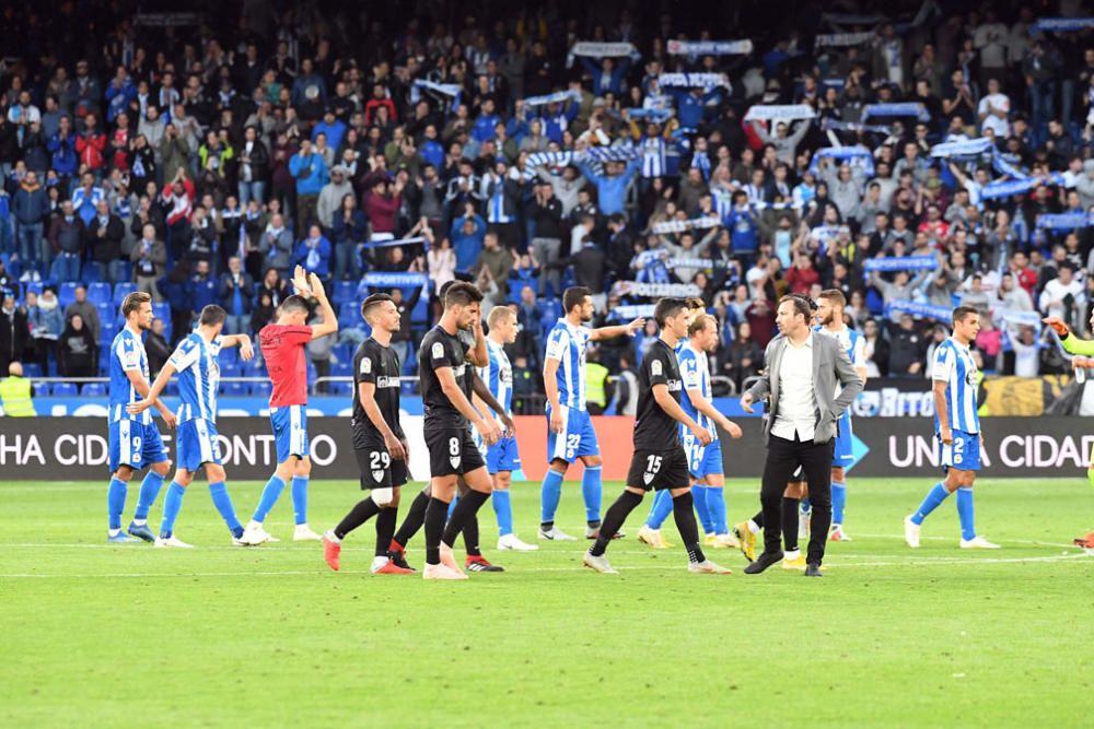 El Málaga CF consigue un trabajado punto en su visita a Riazor que pudo acabar en victoria pero también en derrota