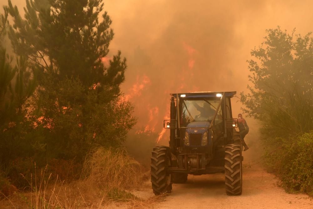 Incendio en Castroagudín