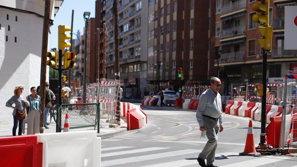 Las obras en el Coso de Zaragoza empezarán el próximo martes 26 de mayo.