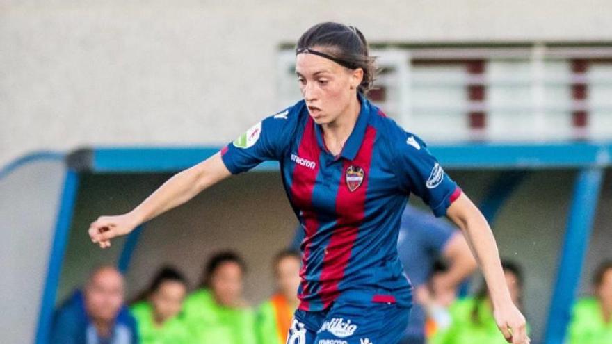 Eva Navarro, en un partido con el Levante, su actual club.