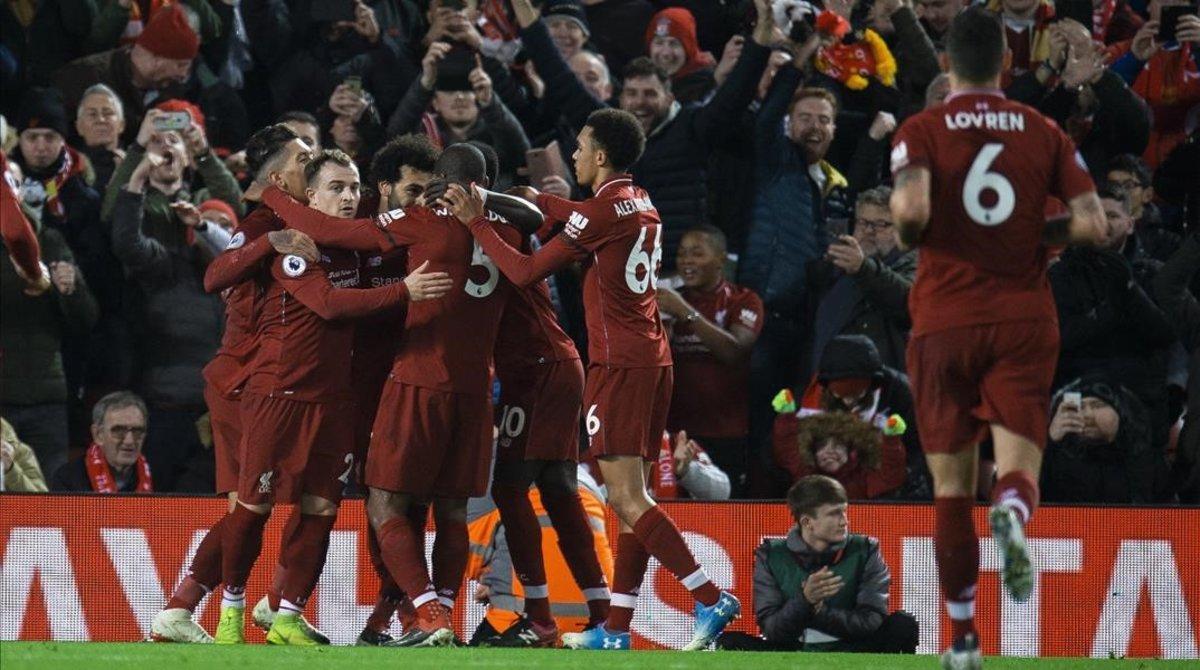 jdomenech46381358 liverpool united kingdom 29 12 2018 liverpool s mohamed181229195239 jdomenech46381358 liverpool united kingdom 29 12 2018 liverpool s mohamed181229195239