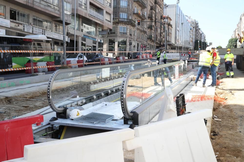 La colocación comenzó la mañana de este martes