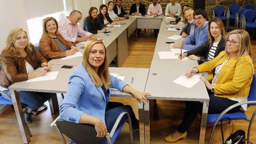 Muñoz reunió ayer a su comité de dirección para renovar algunos puestos. // FdV