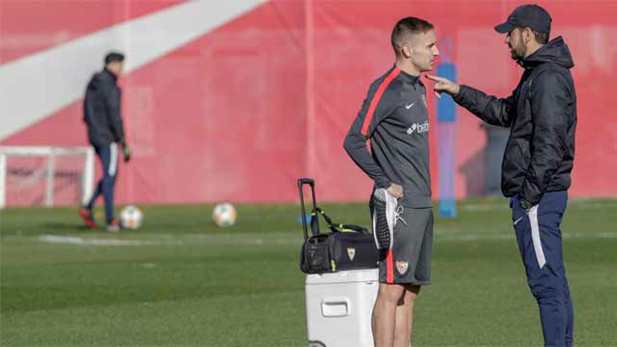 Primer entrenamiento de Marko Rog con el Sevilla