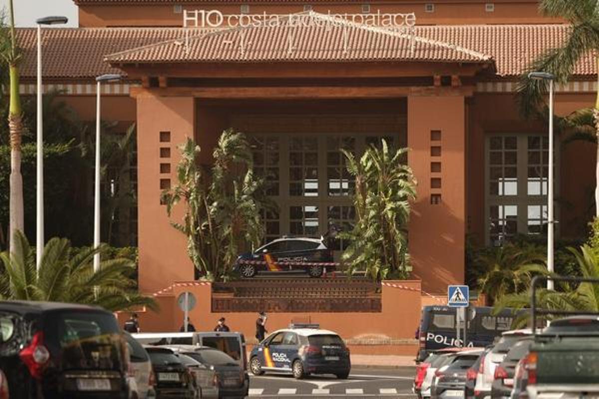 Zona del hotel del sur de Tenerife donde se detectó el caso de Coronavirus