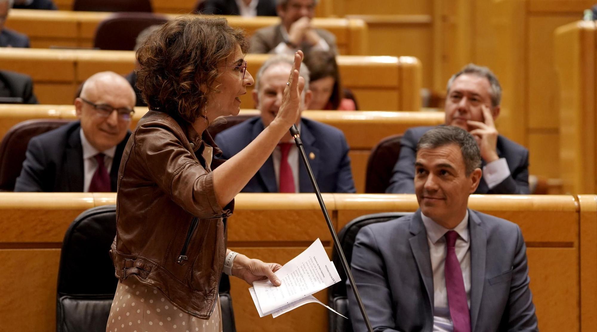 Sesión de control al Gobierno en el Senado.