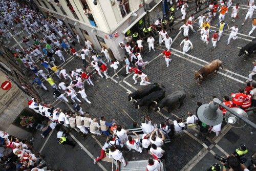 ÚLTIMO ENCIERRO TOROS DE MIURA