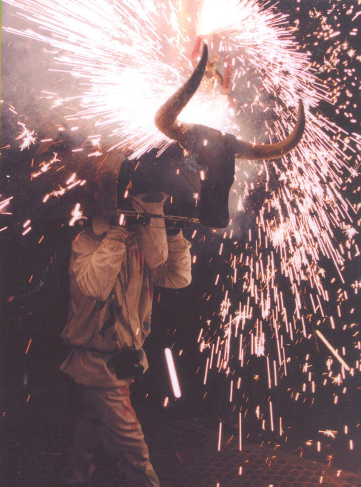 Bou de foc en la Nit Màgica.