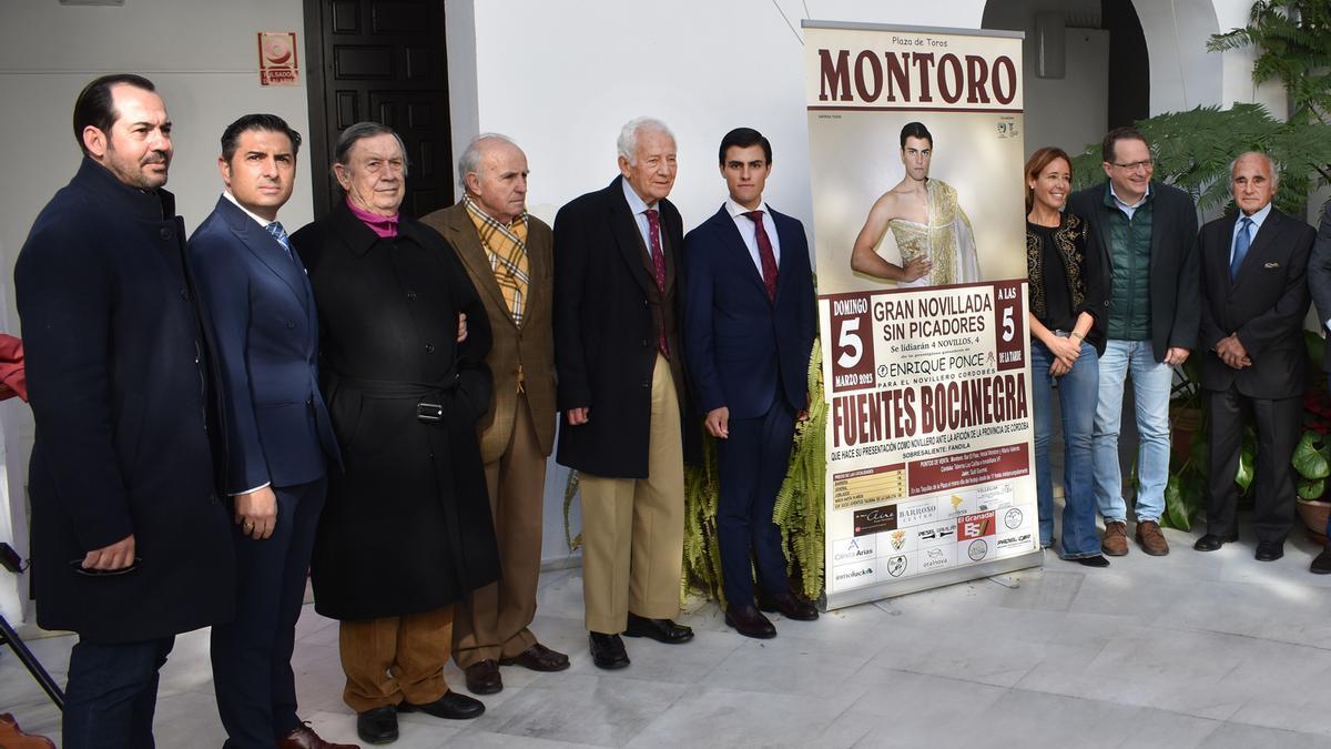 Presentación del cartel, en el Palacio de Orive.