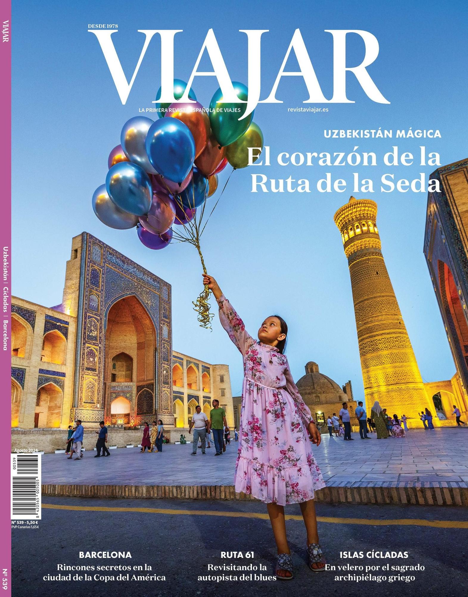 Portada Viajar agosto de 2024.