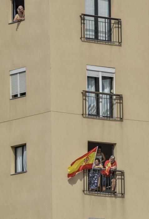 12/10/2017 LAS PALMAS DE GRAN CANARIA. Celebración del Día la Patrona de la Guardia Civil en la Comandancia de Las Palmas. FOTO: J. PÉREZ CURBELO