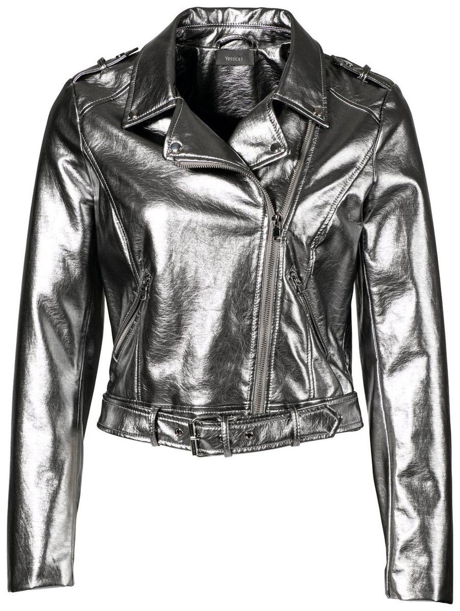 Biker plateada de C&A