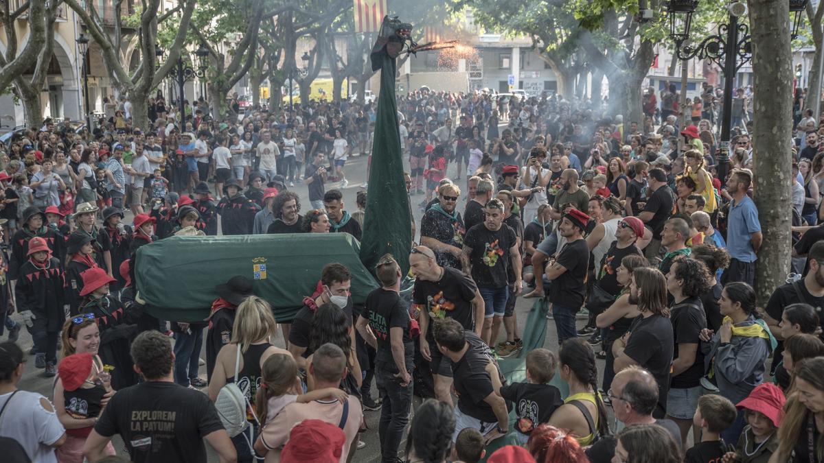 Celebració de la Guita Grossa a la Patum de Berga 2022