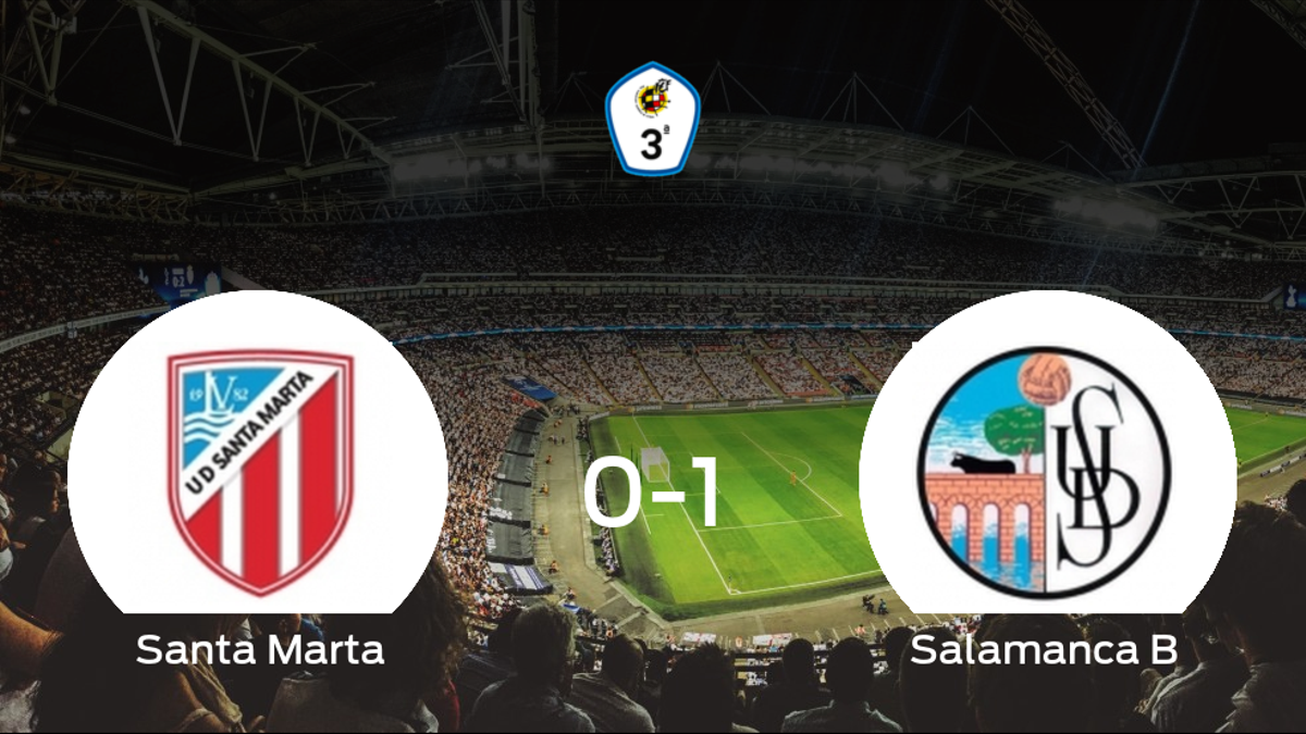 El Salamanca CF B se queda con los tres puntos tras ganar 0-1 al Santa Marta