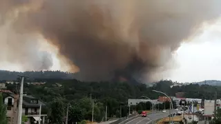 Se restablece la alta velocidad entre Galicia y Madrid tras 5 horas pausada por las llamas en Ourense