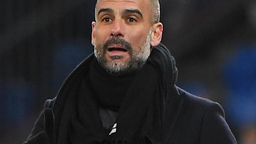El entrenador del Manchester City, Pep Guardiola