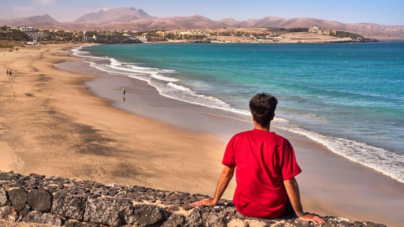 Costa Calma, en Jandía (Fuerteventura).