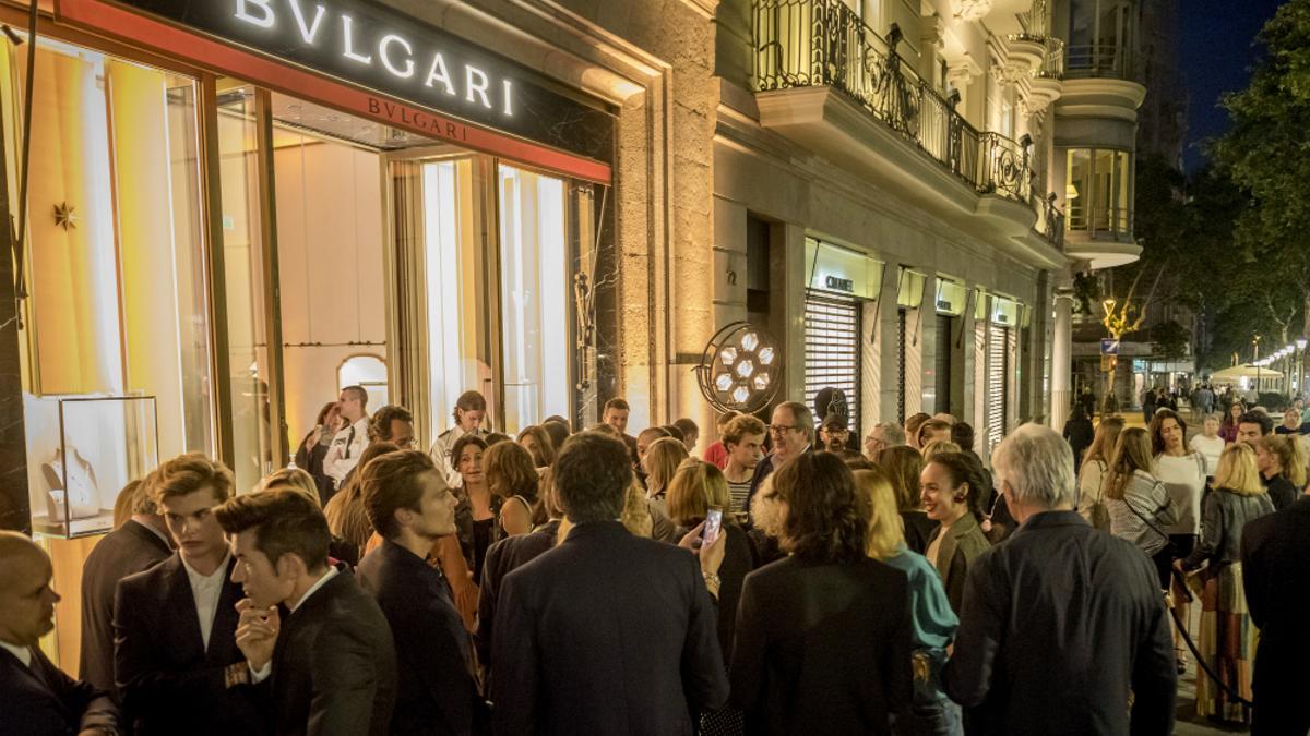 Reapertura de la tienda Bvlgari del Paseo de Gracia de Barcelona