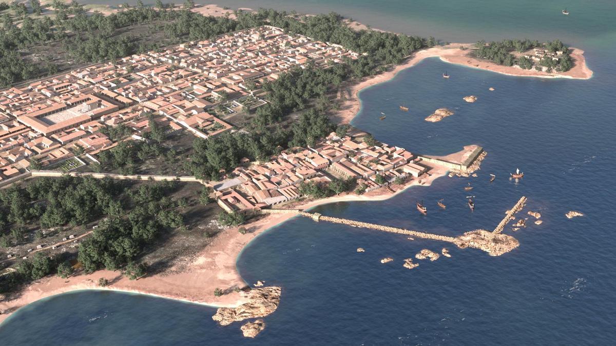 El segle VI aC a la ciutat grega d’Empórion