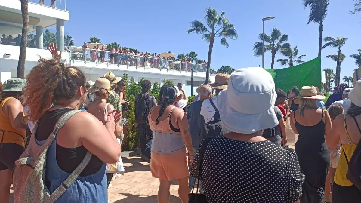 La manifestación del 20-O se salda en Gran Canaria con un detenido