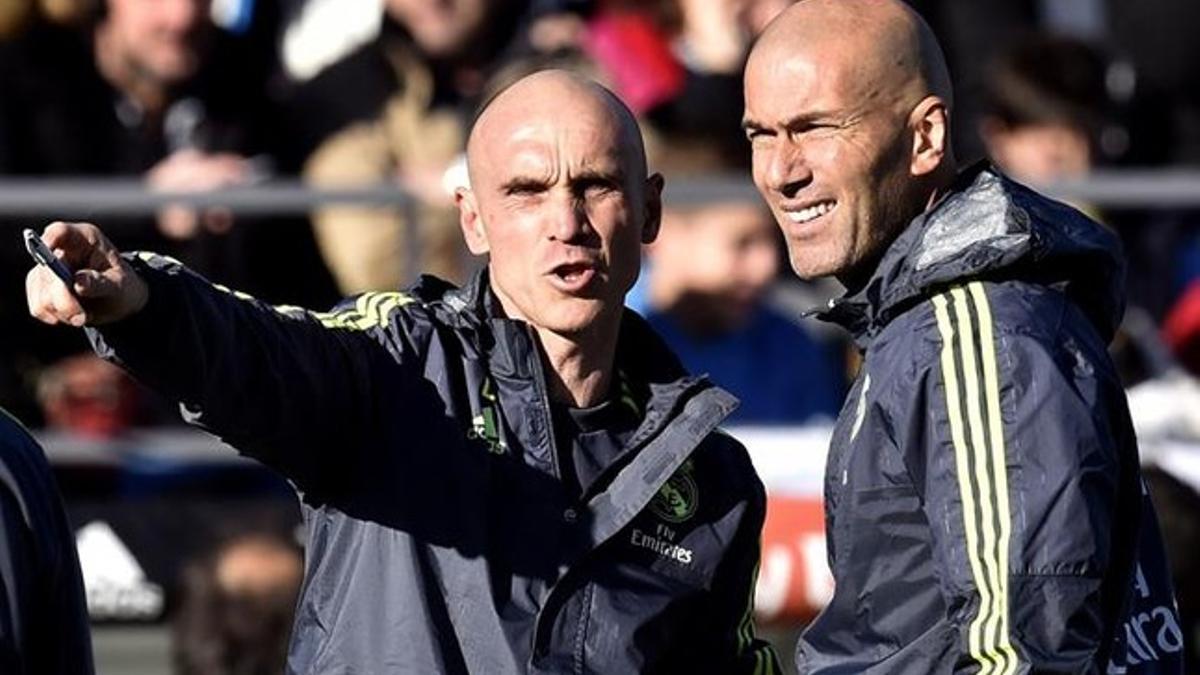 David Bettoni, junto a Zidane