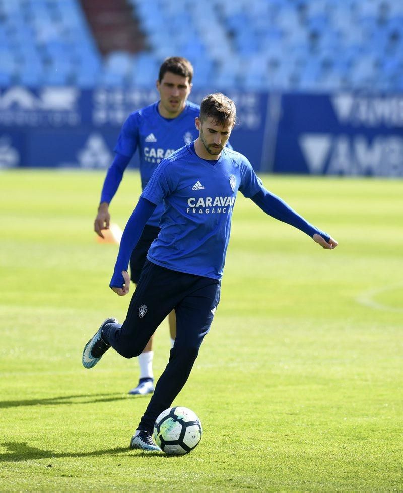 El Real Zaragoza se prepara para el 'derbi' de mañana