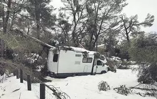 Borrasca Juliette en Mallorca: Rescatan a una familia atrapada por la nieve en el refugio de Menut