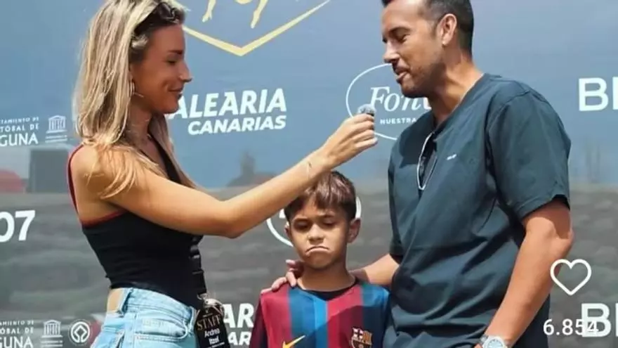 Kyle Rodríguez, el hijo de Pedrito, no deja de brillar con el Barça Atlètic