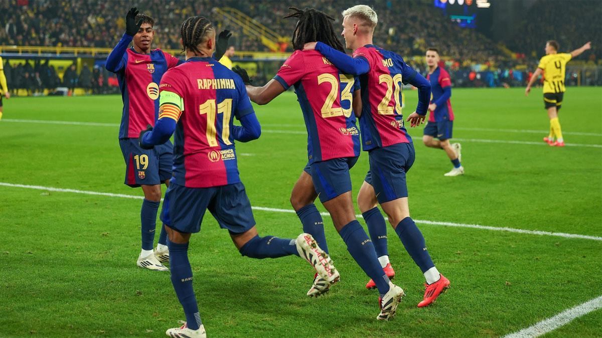 El Barça fue un equipo muy ofensivo en Dortmund