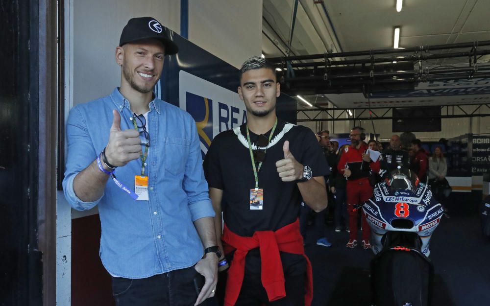 Neto y Pereira, en el box de Barberá