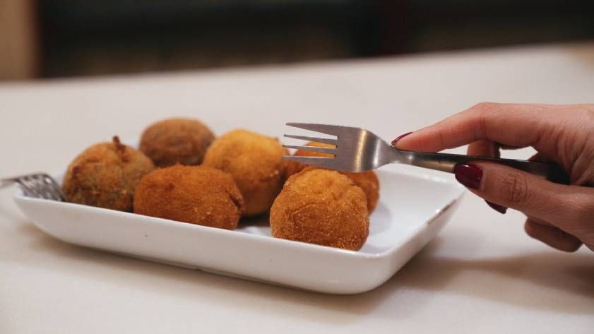 Las famosas croquetas de Casa Julio.