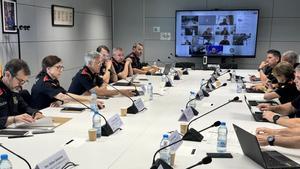 Imagen de la reunión del gabinete antiterrorista