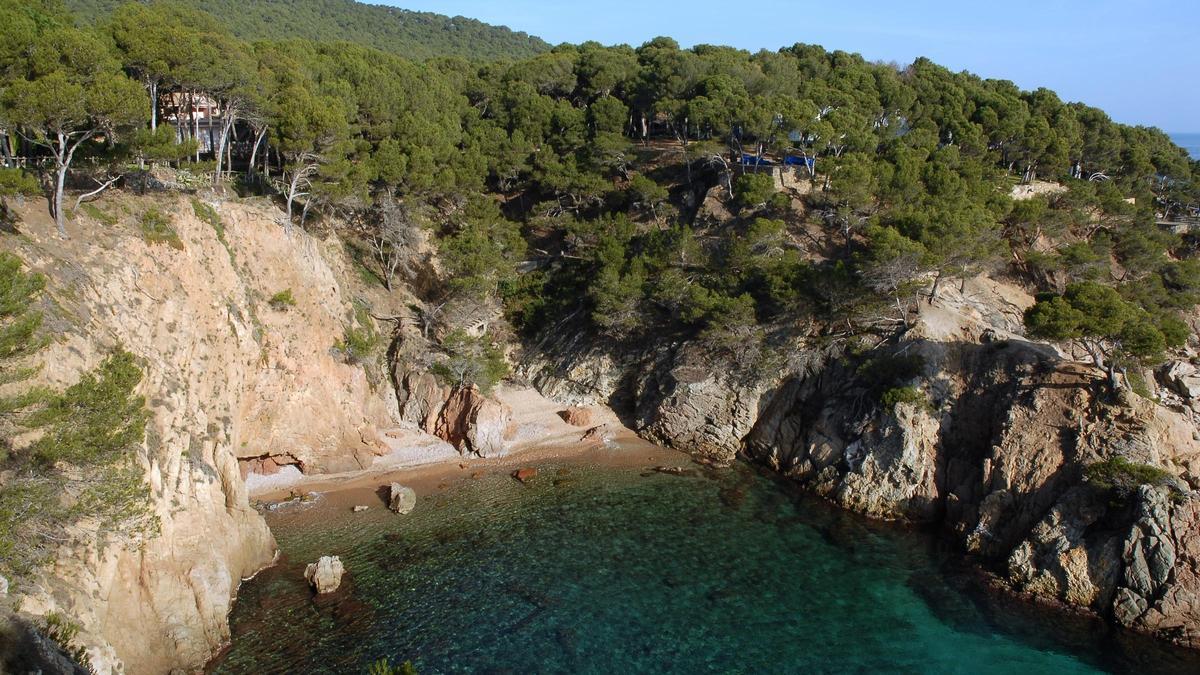 La cala Corbs, a Palamós.